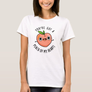 Camiseta Você tem um Pêssego do meu coração, Fruta Engr