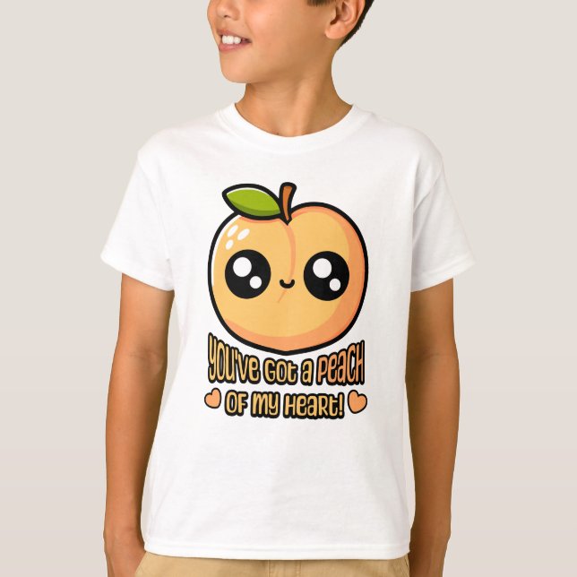 Camiseta Você tem um Pêssego do meu coração! Toque de Pêsse (Frente)