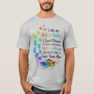 Camiseta Você tem uma filha autista ou um filho? Irmã