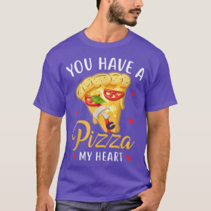 Camiseta Você Tem Uma Pizza Do Meu Coração Valentim Dia 382