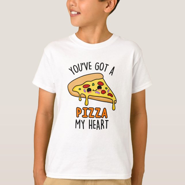 Camiseta Você tem uma pizza, minha picareta de pizza engraç (Frente)