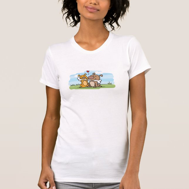 Camiseta Você teve-me no Woof - datas do Doggy (Frente)