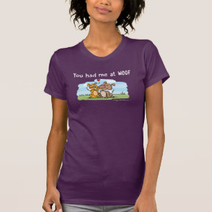 Camiseta Você teve-me no Woof - datas do Doggy
