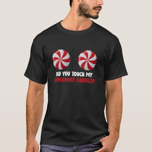 Camiseta Você Tocou Em Minhas Canetas De Mineração Engraçad (Frente)