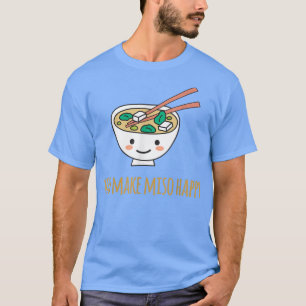 Camiseta Você Torna Miso Feliz Dia de os namorados Japonês