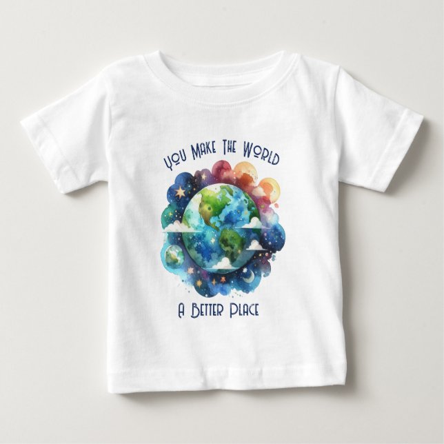 Camiseta Você Torna O Mundo Um Lugar Melhor (Frente)
