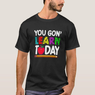 Camiseta Você Vai Aprender Hoje Professor Aluno De Volta à