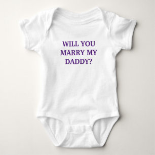 Camiseta VOCÊ VAI CASADO MEU PAI? - Baby Onsie