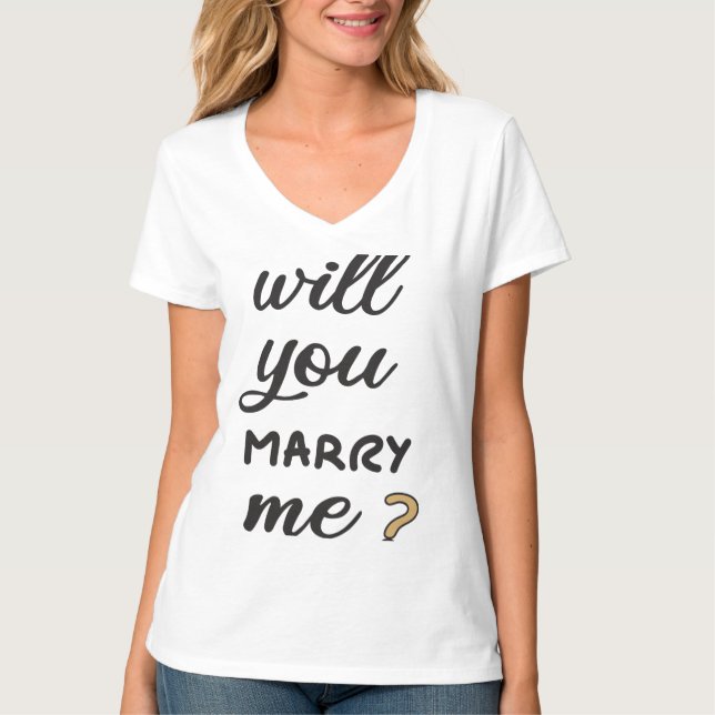 Camiseta Você vai me casado? (Frente)