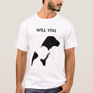 Camiseta Você Vai Me Casado A Proposta De Casamento Cachorr