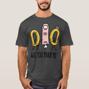 Camiseta Você vai me casado com a proposta de casamento dos