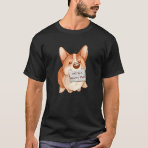 Camiseta Você vai me Casado o anel de noivado de Raça de Co