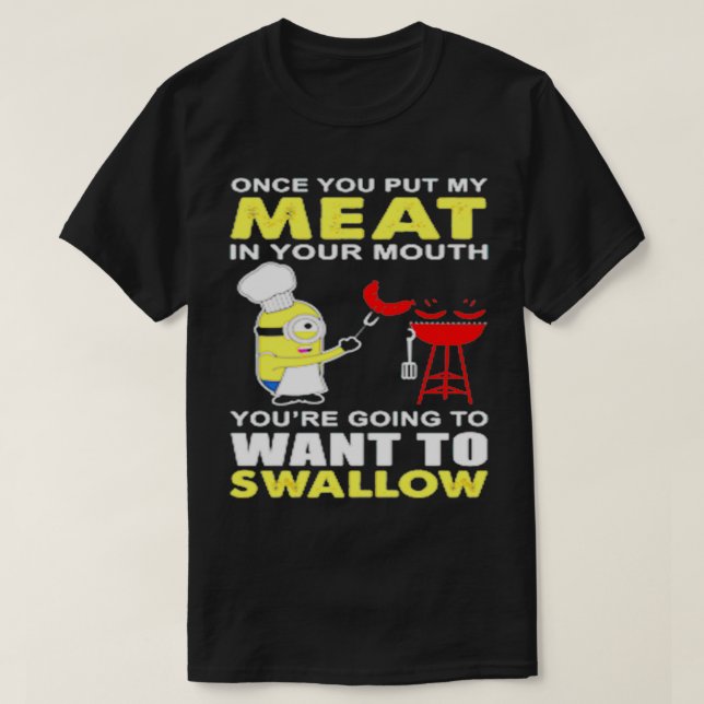 CAMISETA VOCÊ VAI QUERER ENGOLIR 1 (Frente do Design)