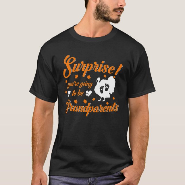 Camiseta Você Vai Ser Avós Anúncio de Gravidez (Frente)
