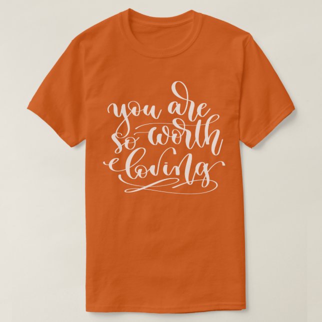 Camiseta Você Vale A Pena Amar 1 (Frente do Design)