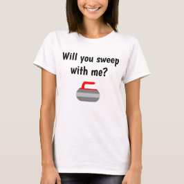 Camiseta Você varrerá comigo - o esporte da ondulação