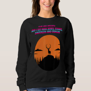 Camiseta Você Vê A Natureza E Eu Vejo Deer Jerky Cote Sarca