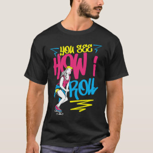 Camiseta Você vê como eu Skater Vibes Skateboard Retro 90s