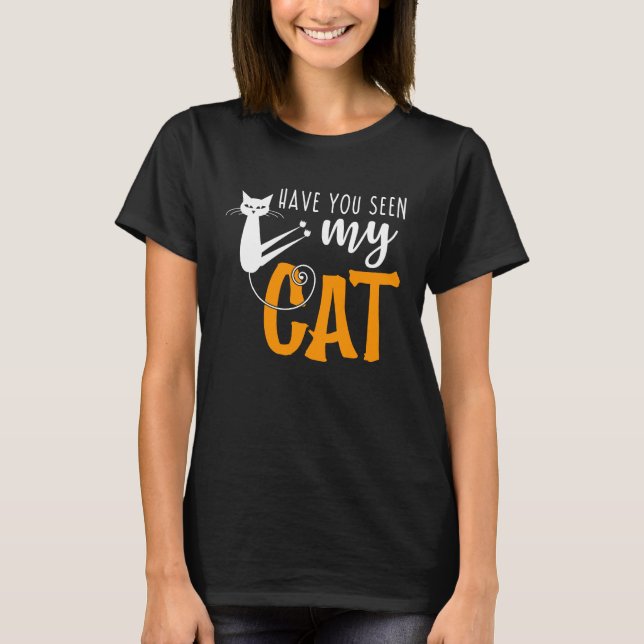 Camiseta Você Viu Meu Gato (Frente)