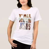 Vocês todos precisam de Jesus - Design religioso c