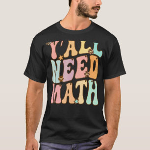 Camiseta Vocês todos precisam de luz de cor pastel matemáti