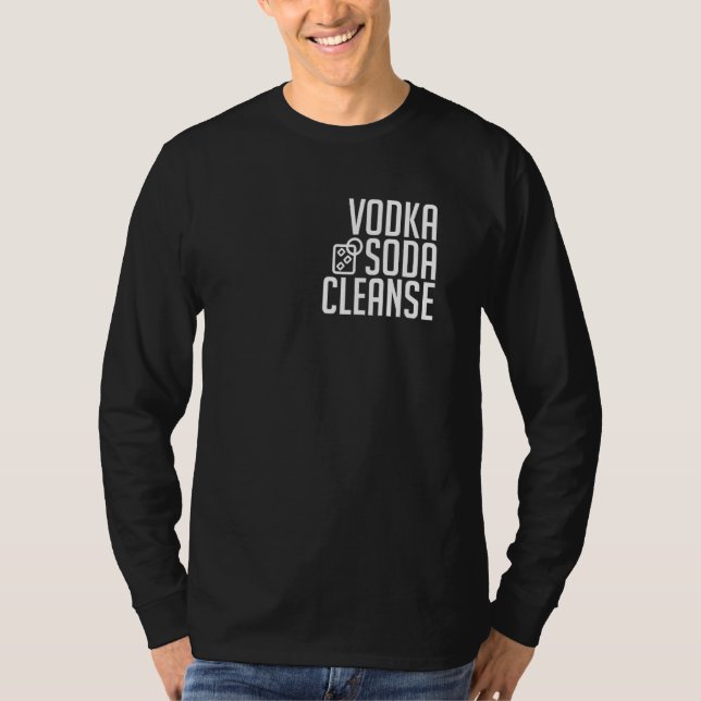 Camiseta Vodka Soda Cleanse - Clássica (Frente)