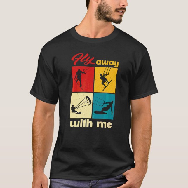 Camiseta Voe Comigo Estilo Vintage  1 (Frente)