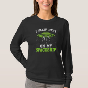 Camiseta Voei Aqui No Meu Espachante Ufo Extraterrestre B