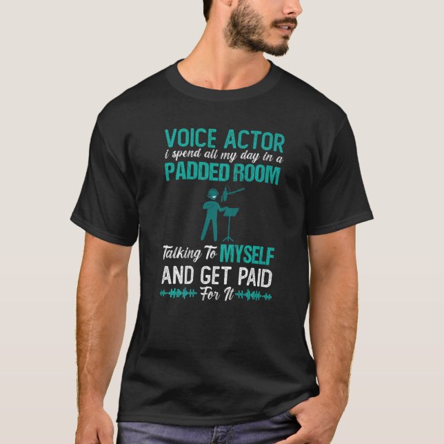 Camiseta Voice Actor Voice over Actress Acting Talent Voice (Frente)