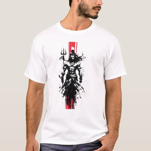 Camiseta Void-Born Mahadev The Crimson Axis When Silence Ta (Frente)