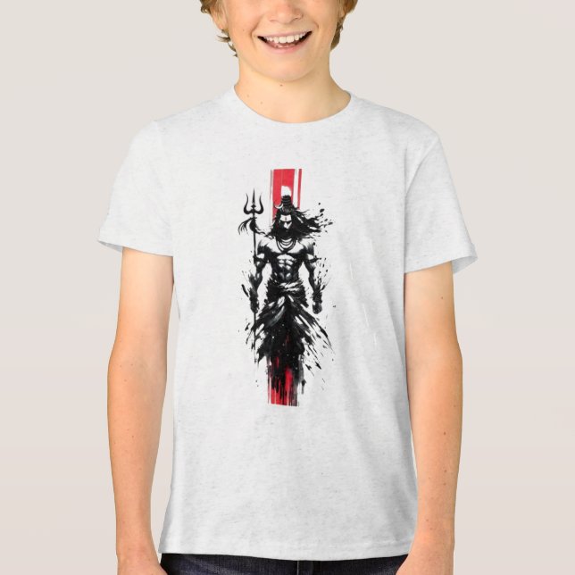 Camiseta Void-Born Mahadev The Crimson Axis When Silence Ta (Frente)