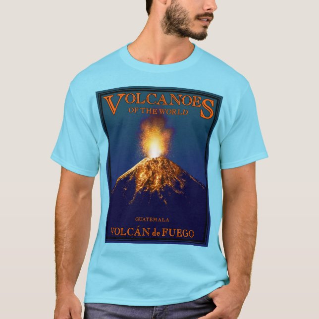 Camiseta Volcán de Fuego Guatemala (Frente)