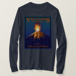Camiseta Volcán de Fuego Guatemala Manga Longa