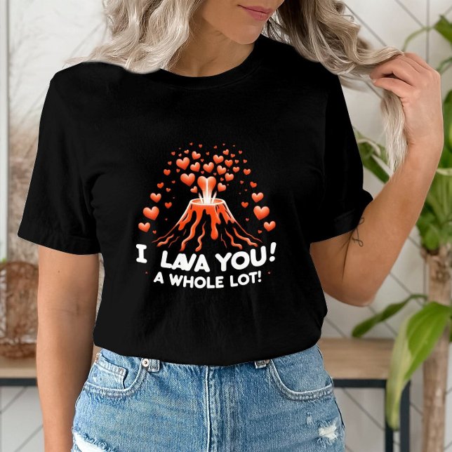 Camiseta Volcano Love I Lava-te muito (Criador carregado)