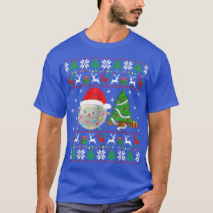 Camiseta Vôlei de Natal Feia Vestir Volley Xmas Ligh