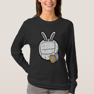 Camiseta Volei de Páscoa Bunny Atleta Esportiva Mulheres Me