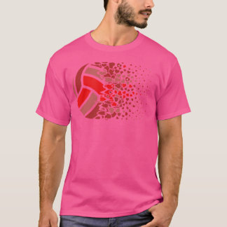 Camiseta Volei de Praia Volei Coração
