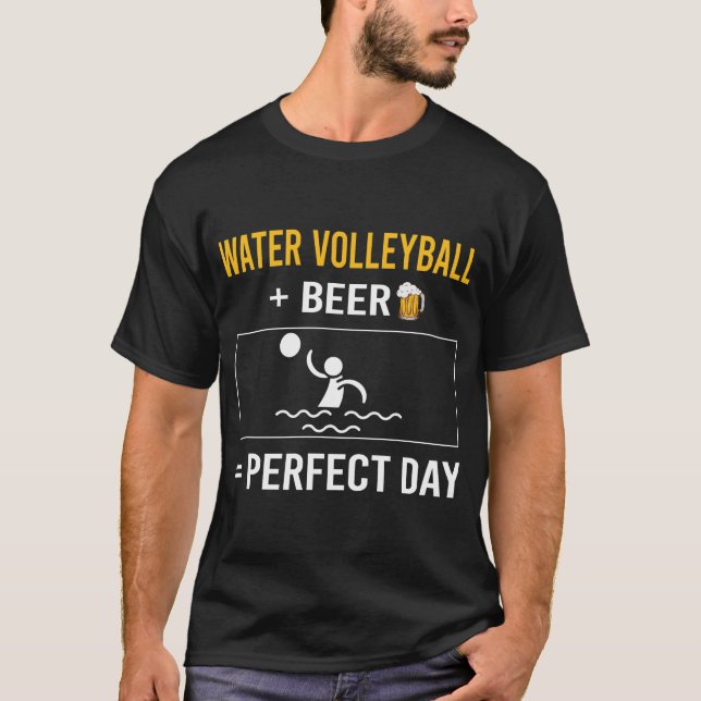 Camiseta Vôlei do dia da cerveja (Frente)