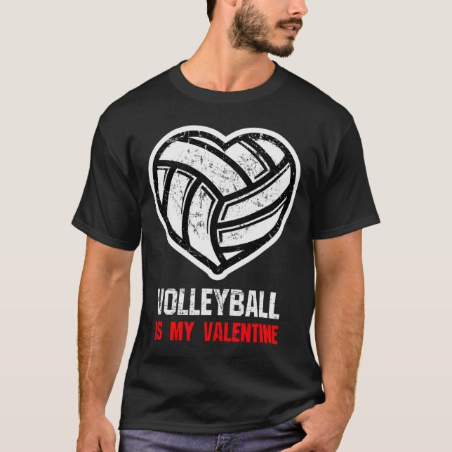 Camiseta Volei É Meu Presente De Dia Dos Namorados  (Frente)