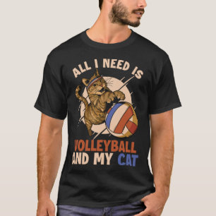 Camiseta Volei e minha Gata Gata  Namorada Gata  Gata