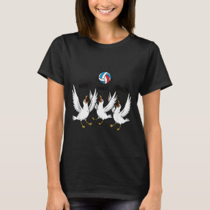 Camiseta Volei Gaivotas Engraçado Esportes de Praia