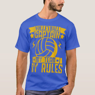 Camiseta Volei para homens e mulheres Capitão do meu time m