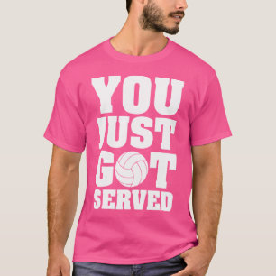 Camiseta Voleibol Acabou De Ser Servido Para Jogada De Vole