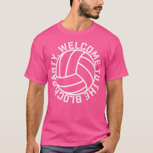 Camiseta Voleibol Bem-Vindo Ao Jogador De Elite Do Bloco Pa