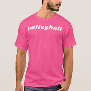 Camiseta Voleibol Clássico Simples Para Mulheres E Rapariga