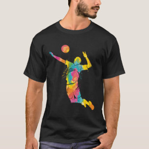 Camiseta Voleibol Colorsplash Beach