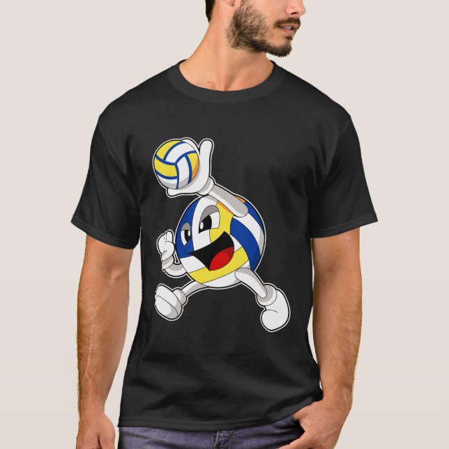 Camiseta Voleibol com voleibol (Frente)