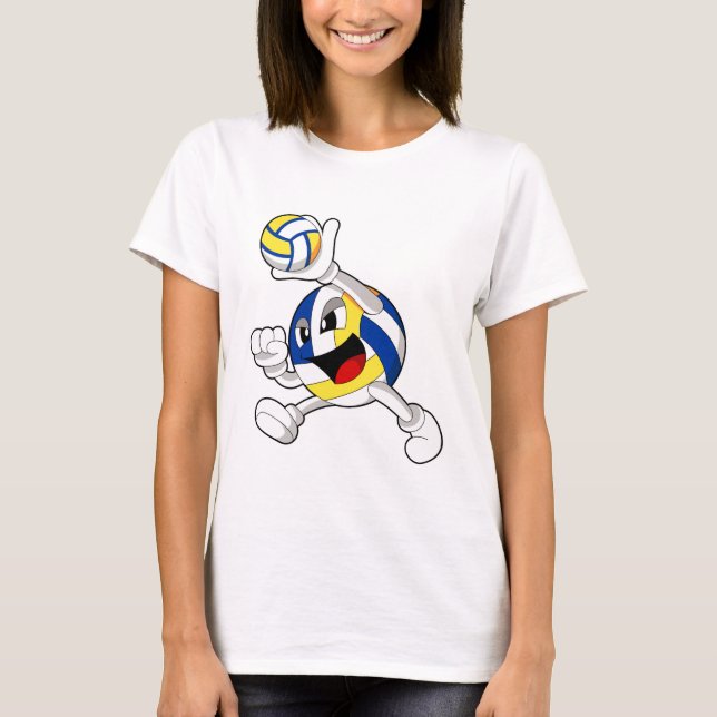 Camiseta Voleibol com voleibol (Frente)