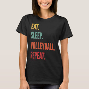 Camiseta Voleibol come repetição do voleibol