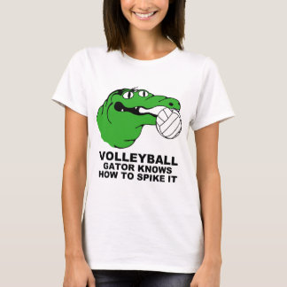 Camiseta VOLEIBOL da engrenagem do jacaré